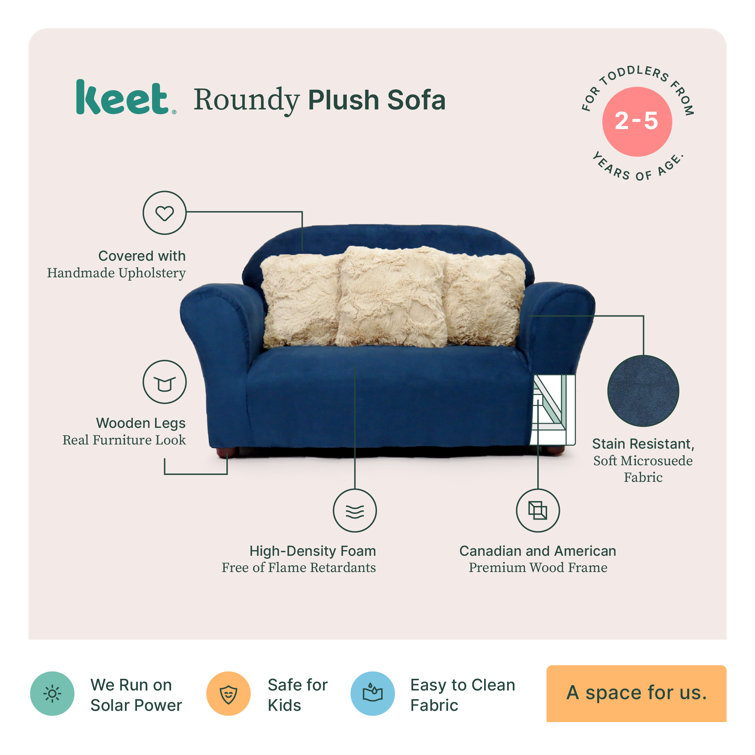 Kids plush outlet couch